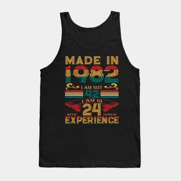 Made in 1982 Tank Top by Velvet Love Design 